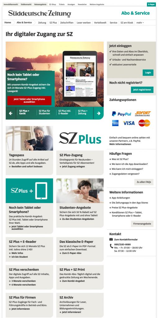 Beispiel: Abomarketing in der Verlagsbranche